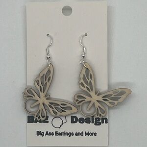 Butterfly Wooden Earrings